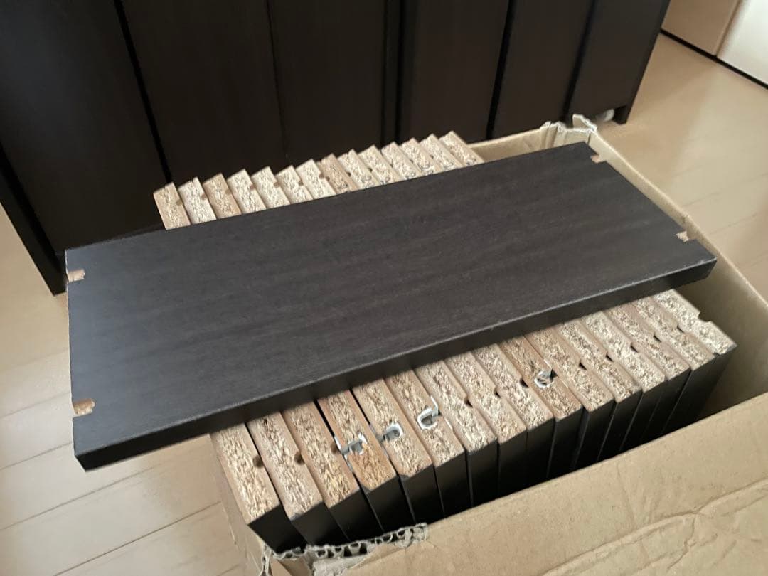 山善 すきま収納 本棚 3列 7段 DCR-F7+R2+R1 1/2(棚)