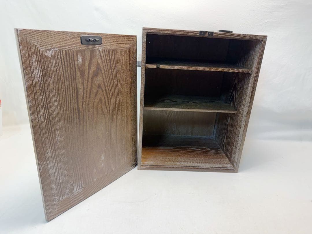 未使用 茶道具 指物師 仙水正之作 蝋引き仕上げ 桑 旅箪笥 十三点セット印有