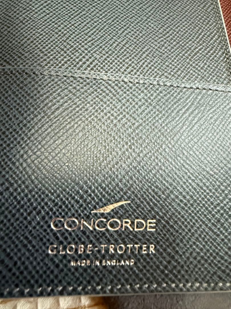 GLOBE TROTTER CONCORDE パスポートケース ダークグリーン