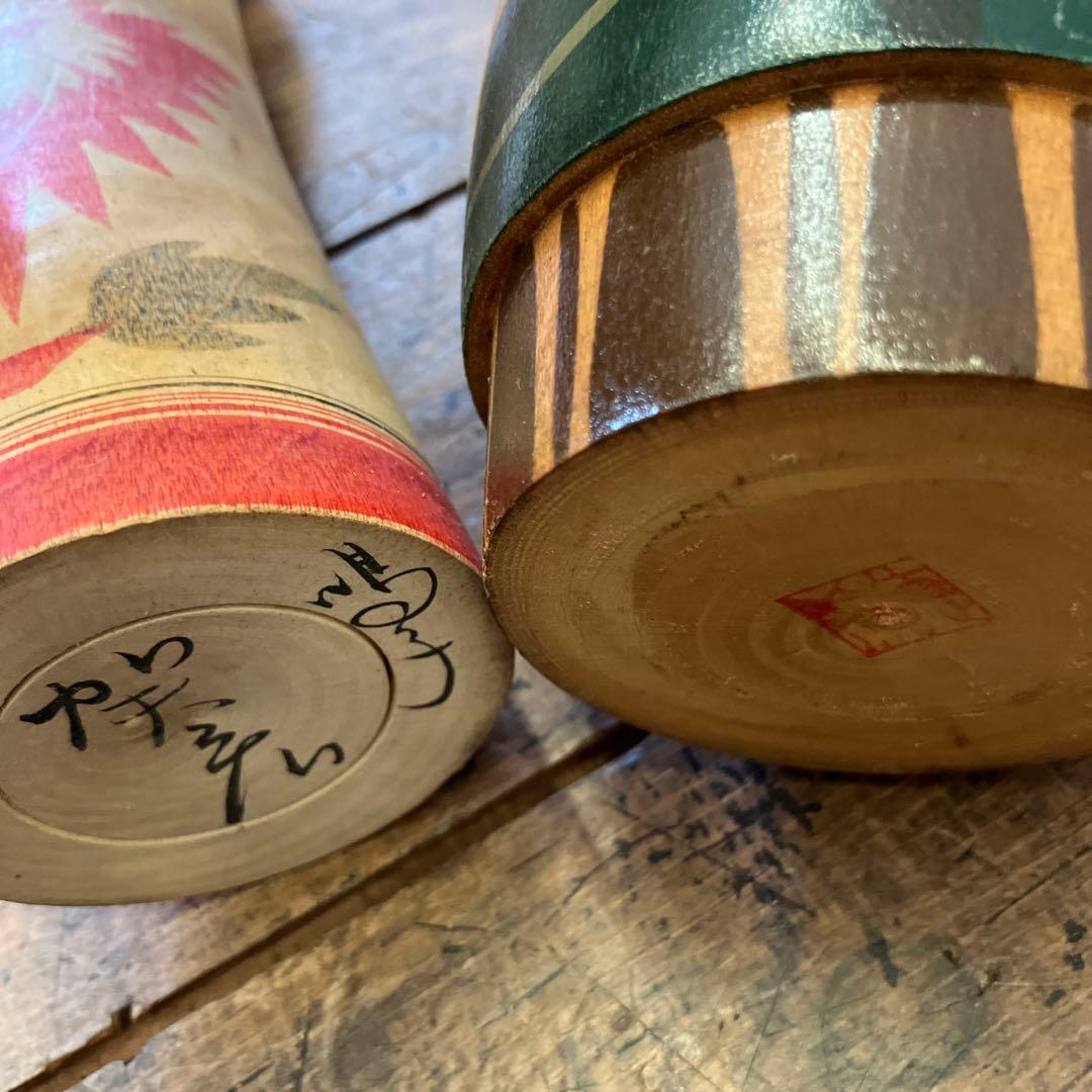 昭和レトロ 伝統的な木製こけしコレクション こけし 小芥子 まとめ売り 置物