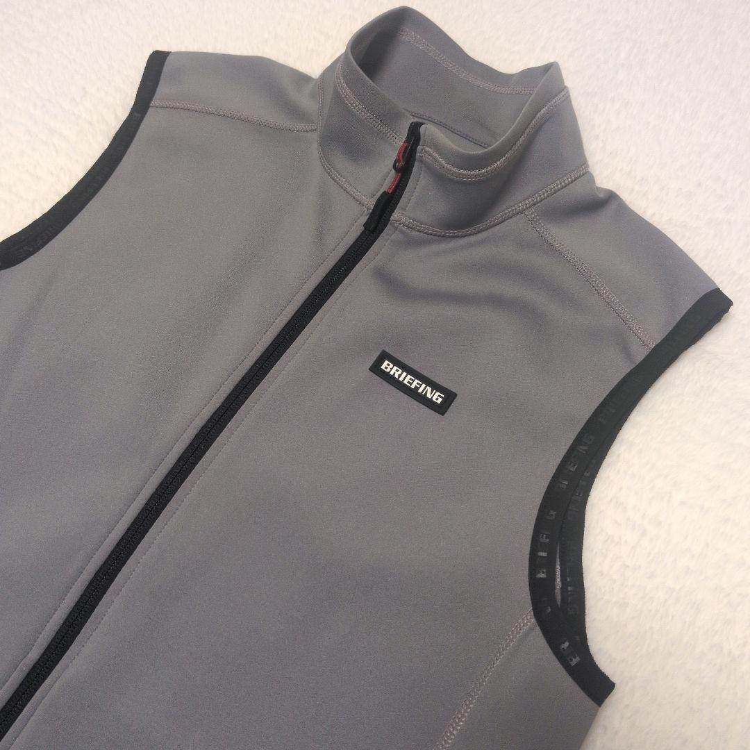 BRIEFING ベスト 3Dロゴ ストレッチ素材 ブリーフィング 男女兼用 S