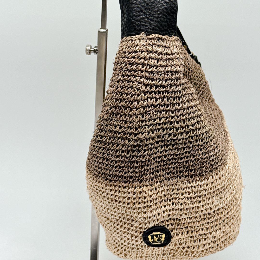 美品✨VIOLAd'ORO ヴィオラドーロ タッセルアバカショルダー