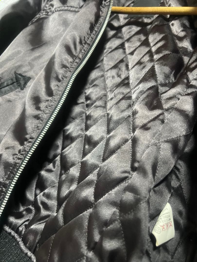 00s HYSTEIC GLAMOUR ガール 刺繍 短丈 スカジャン ムーン