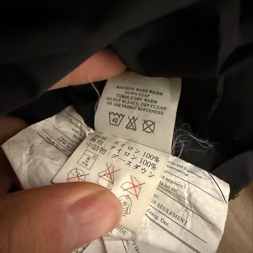 90s Marmot ダウンジャケット ブラック Mサイズ ドローコード付き