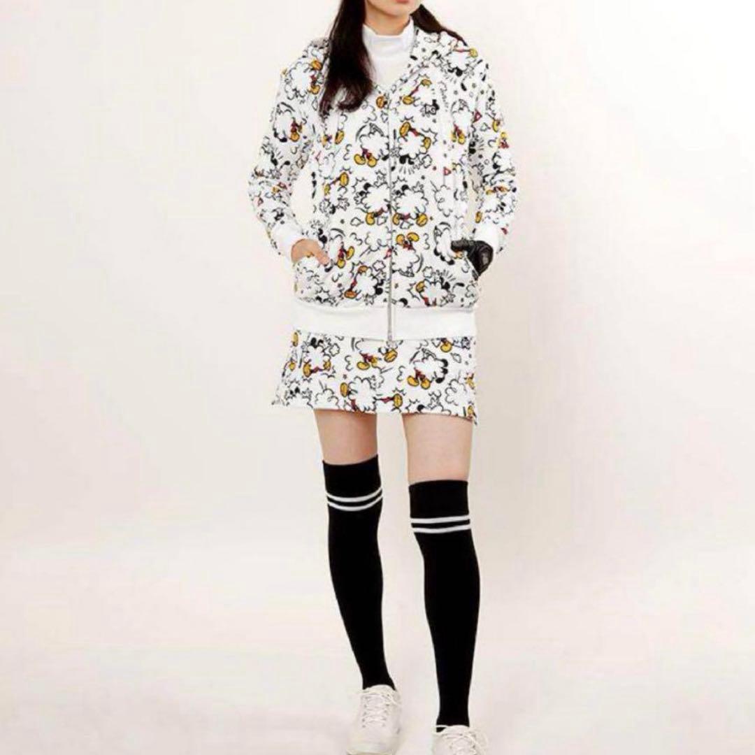 【新品未使用】パーリーゲイツ ディズニー ミッキー コラボ スカート 0サイズ