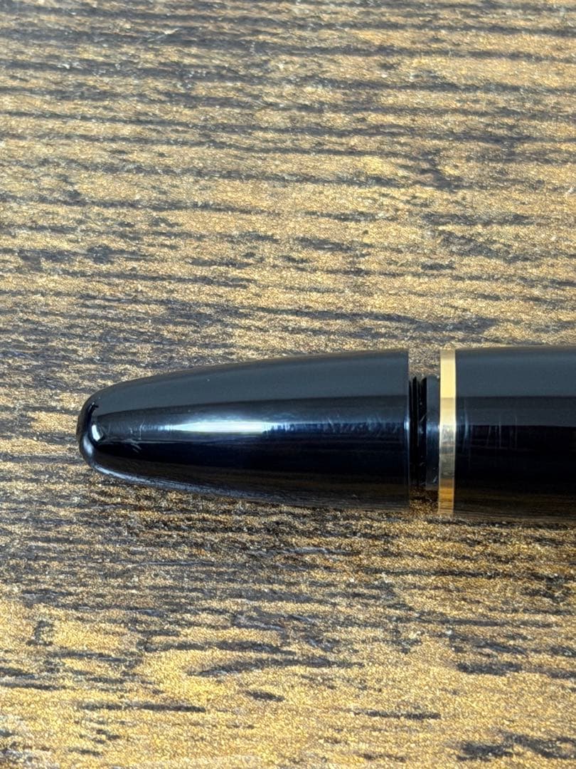 未使用に近い　146 ル グラン　14K 全金　2段エボナイトペン芯　万年筆　F