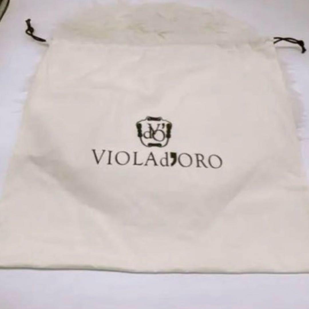 美品✨ ヴィオラドーロ MIRO リング フリンジ トートバッグ 巾着付き