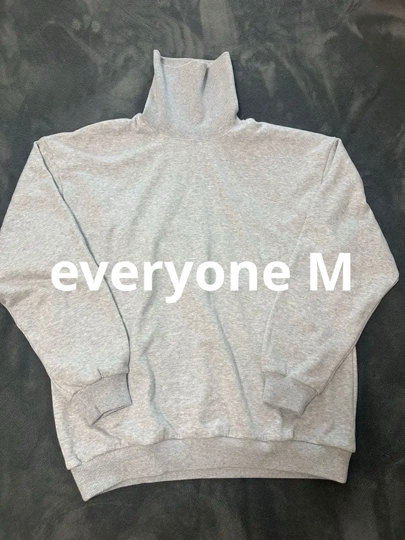 everyone turtle neck sweat shirt タートルネック