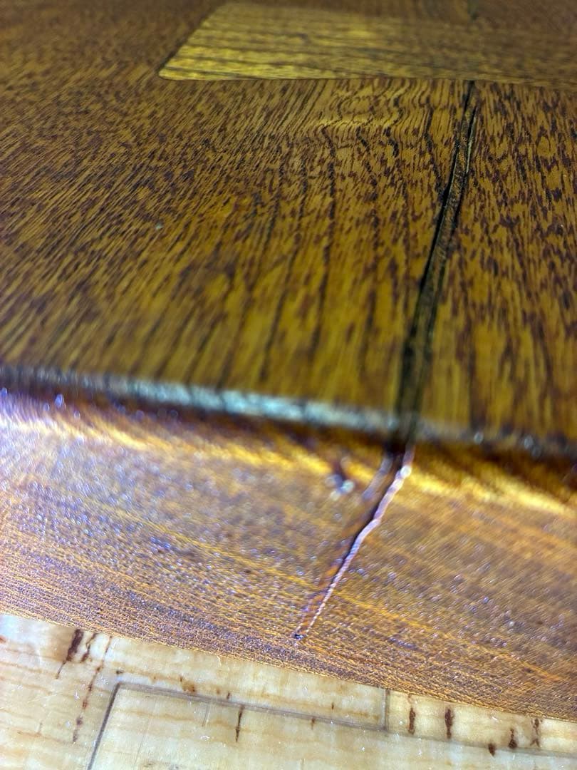 欅の一枚板　座卓　無垢　 ローテーブル　昭和レトロ