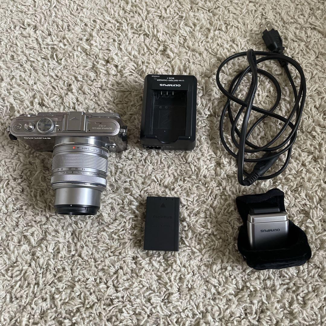 OLYMPUS PEN Lite E-PL3 ミラーレス一眼カメラ シルバー