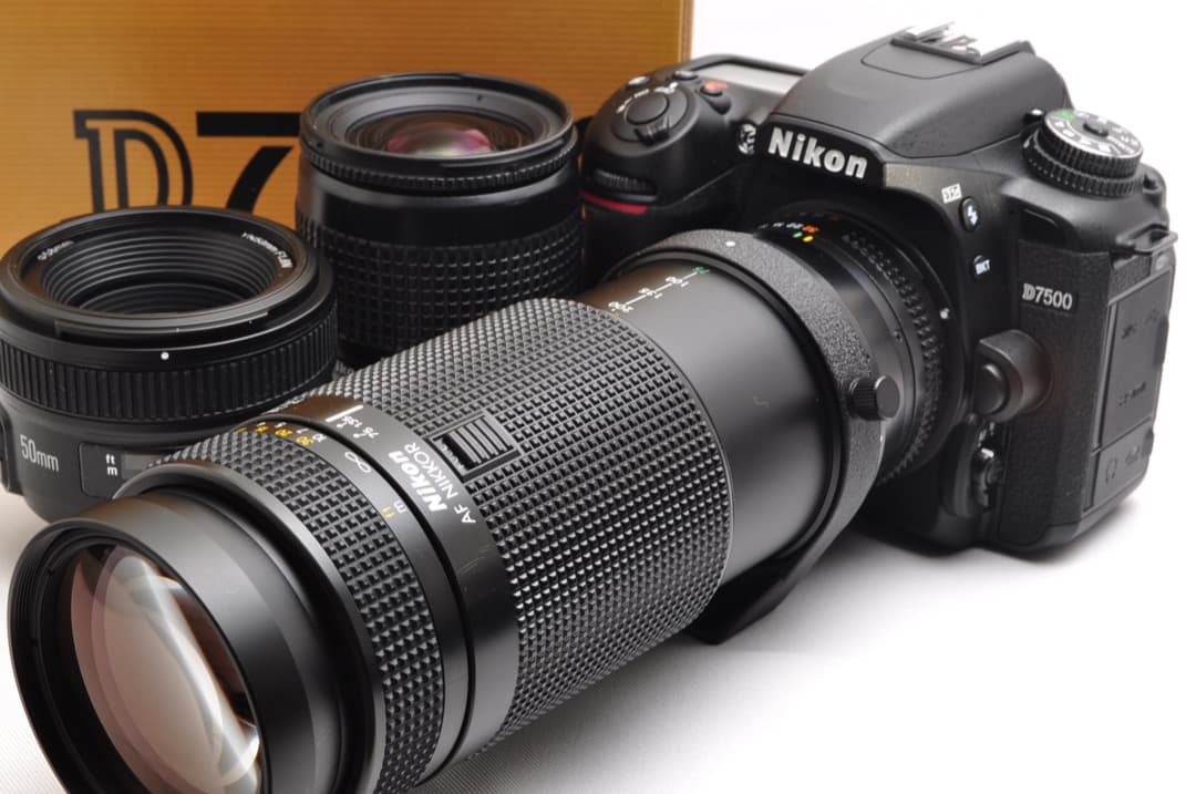 ❤️極美品❤️ニコン D7500 単焦点＆標準＆超望遠トリプルレンズセット❤️