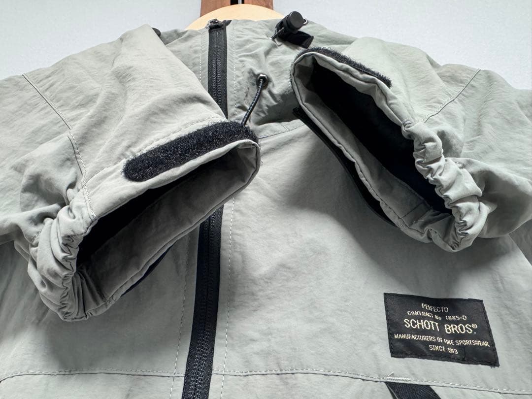 【極美品】 Schott ウインドブレーカー セットアップ L