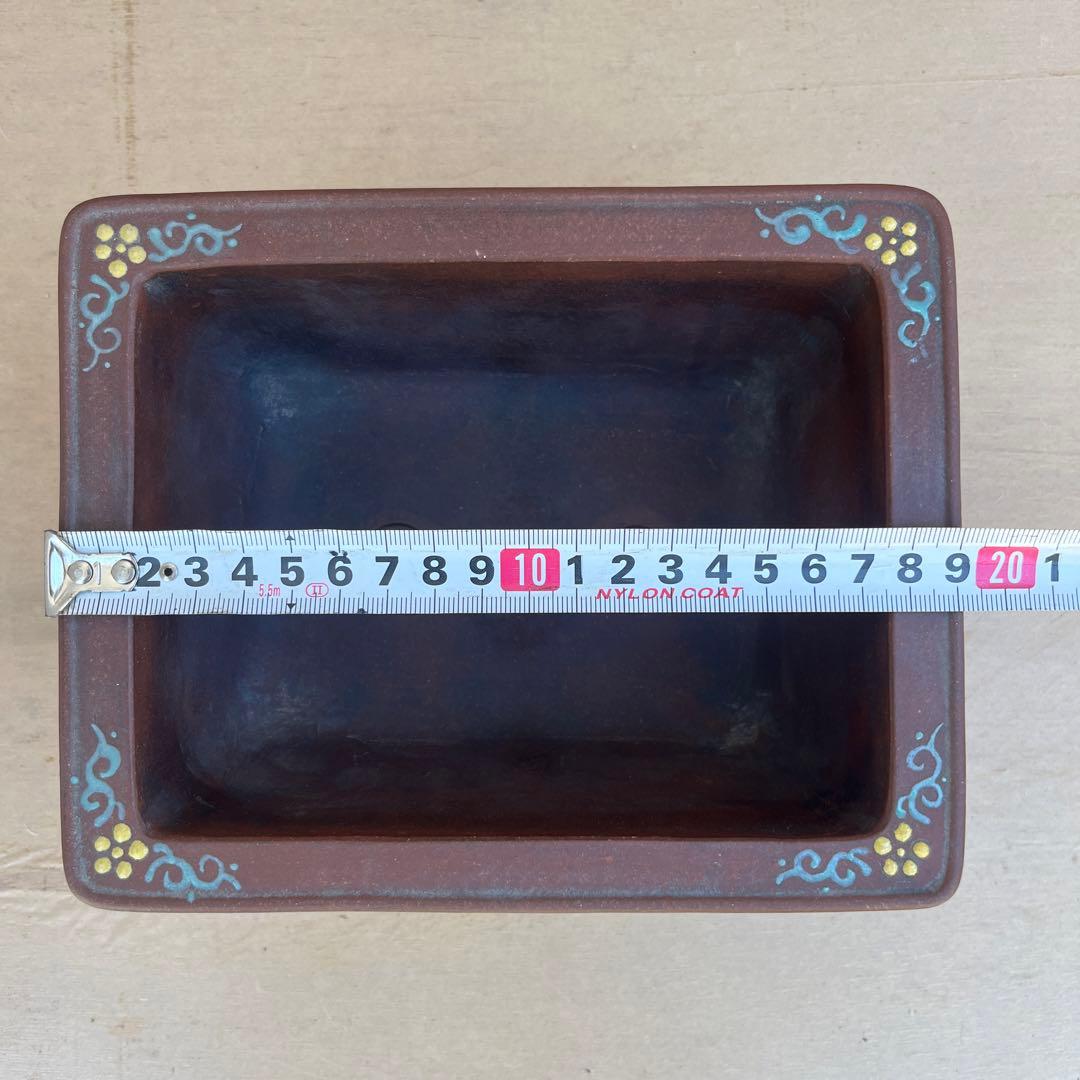 落鑑有り　植木鉢