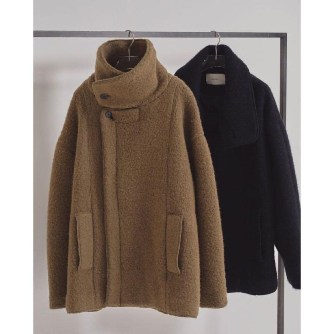 新品未使用_TODAYFUL Standcollar Boucle Jacket