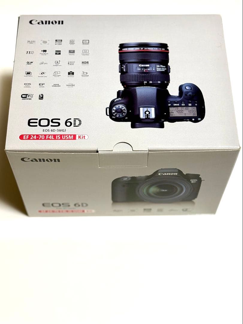 ＊【極美品】Canon EOS 6D EF24-70mm F4L kit ＊