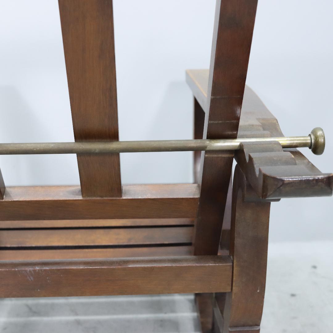 ヴィンテージ リクライニングチェア 木製 レトロ リラックスチェア