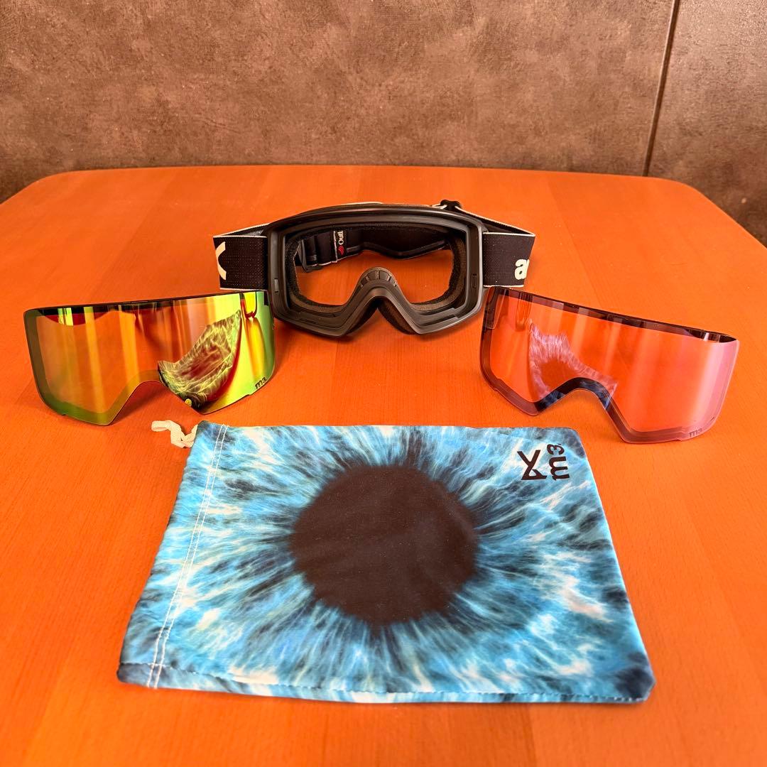 Anon M3ゴーグル スペアレンズ•MFIフェイスマスク付き