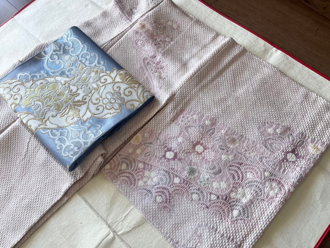 章　藤娘きぬたや◆幻想的な流水文様の訪問着◆総絞り