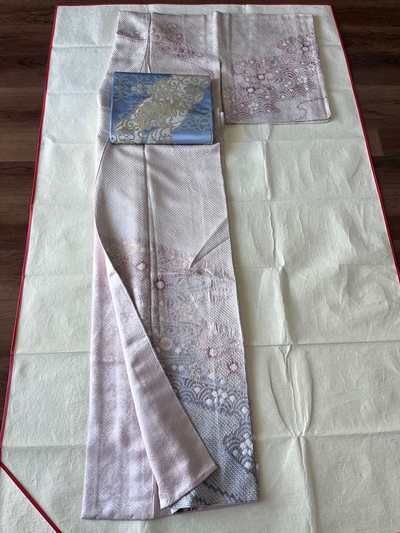 章　藤娘きぬたや◆幻想的な流水文様の訪問着◆総絞り