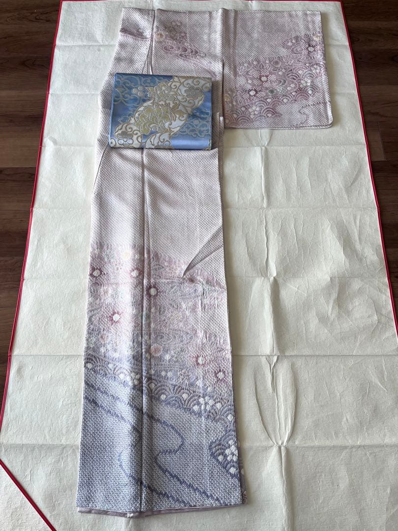 章　藤娘きぬたや◆幻想的な流水文様の訪問着◆総絞り