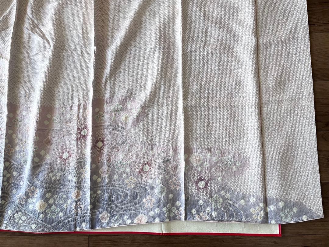 章　藤娘きぬたや◆幻想的な流水文様の訪問着◆総絞り