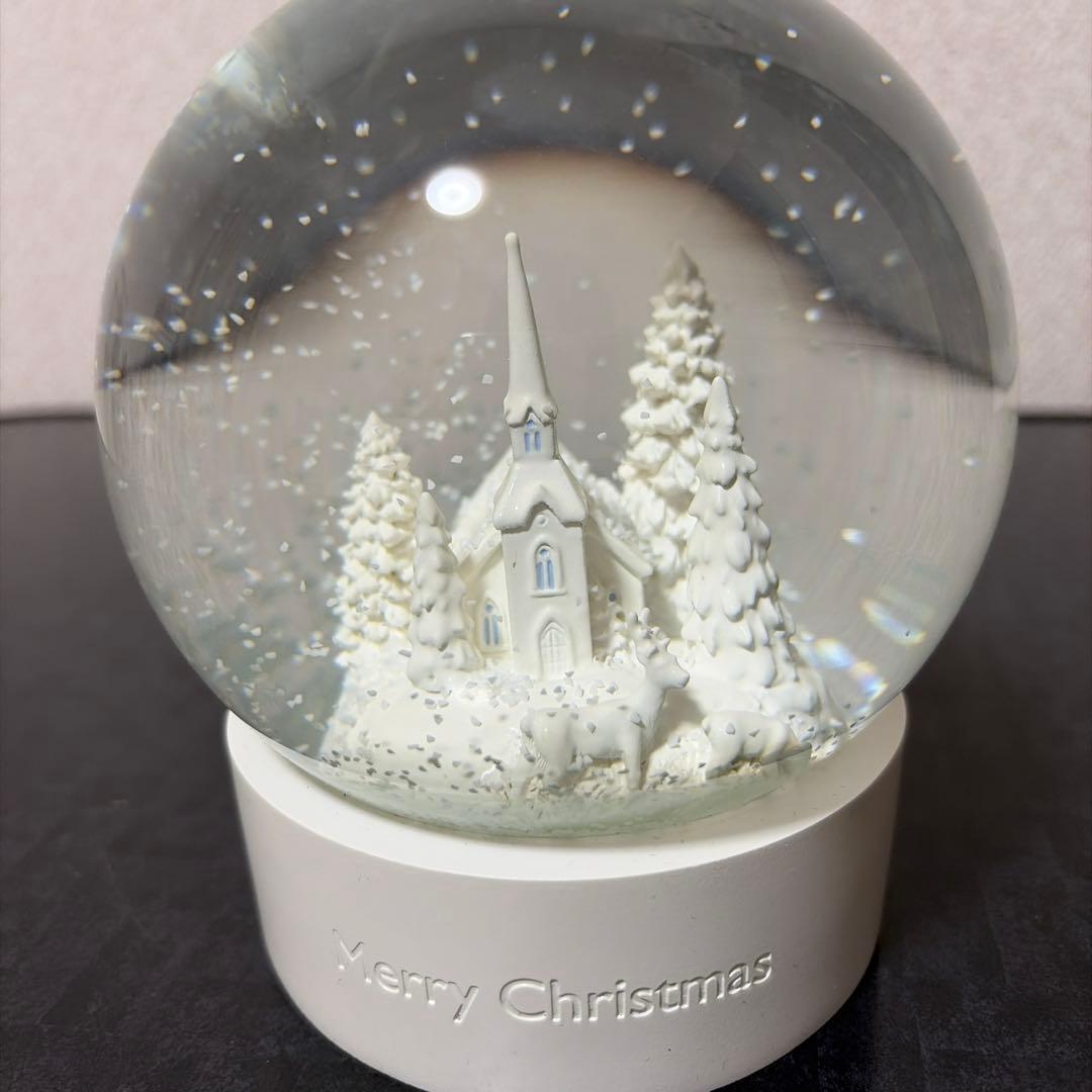  ウェッジウッド スノードーム クリスマス 箱 取説 インテリア