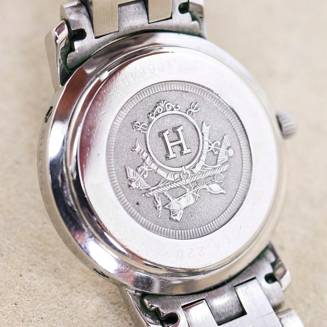 稼働 Hermes クリッパー 腕時計 ブラック CL4.220 967