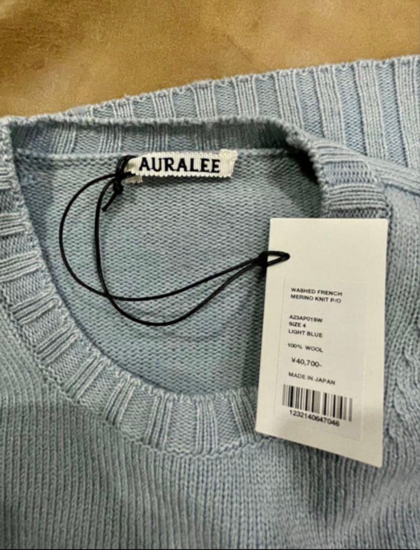 AURALEE 23AW フレンチメリノセーター