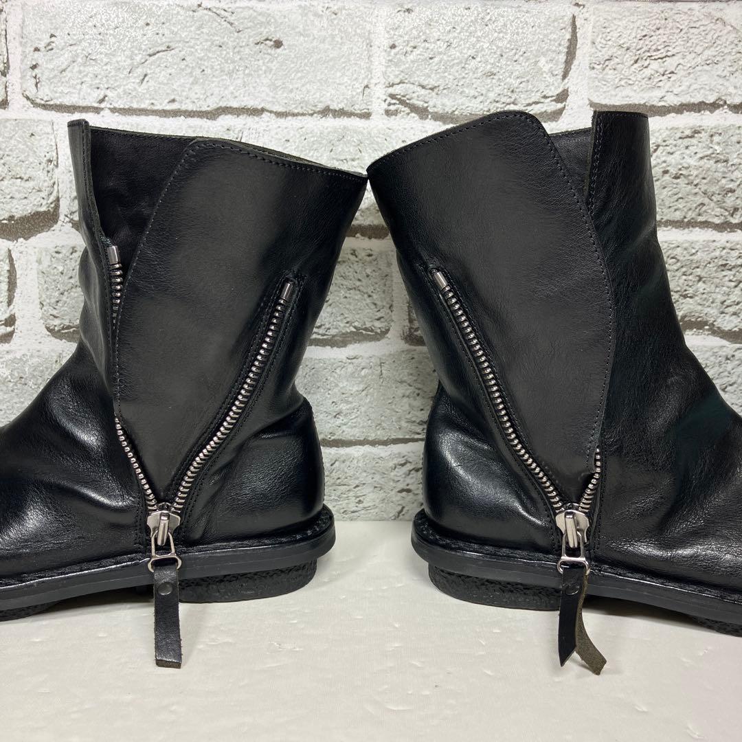【極美品】Trippen ブーツ Deer サイズ36 サイドジップ 黒 レザー