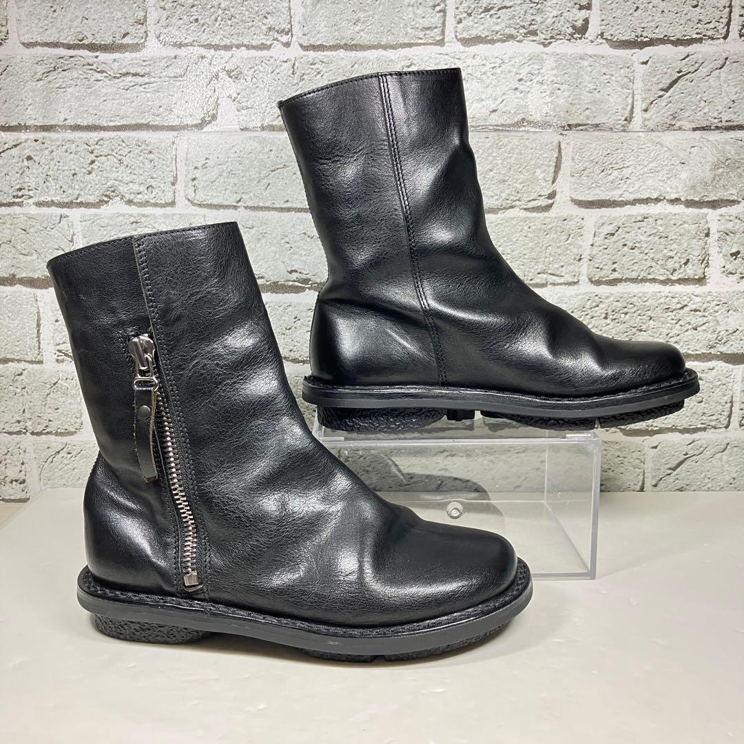 【極美品】Trippen ブーツ Deer サイズ36 サイドジップ 黒 レザー