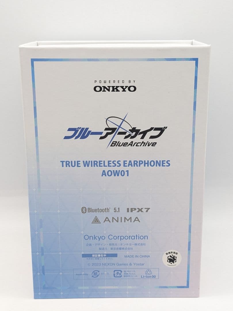 美品 ブルーアーカイブ ブルアカ アロナ ワイヤレスイヤホン ONKYO