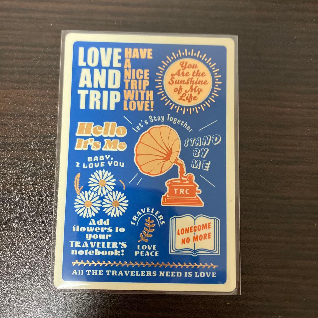 トラベラーズノート　LOVE AND TRIP パスポートサイズのセット