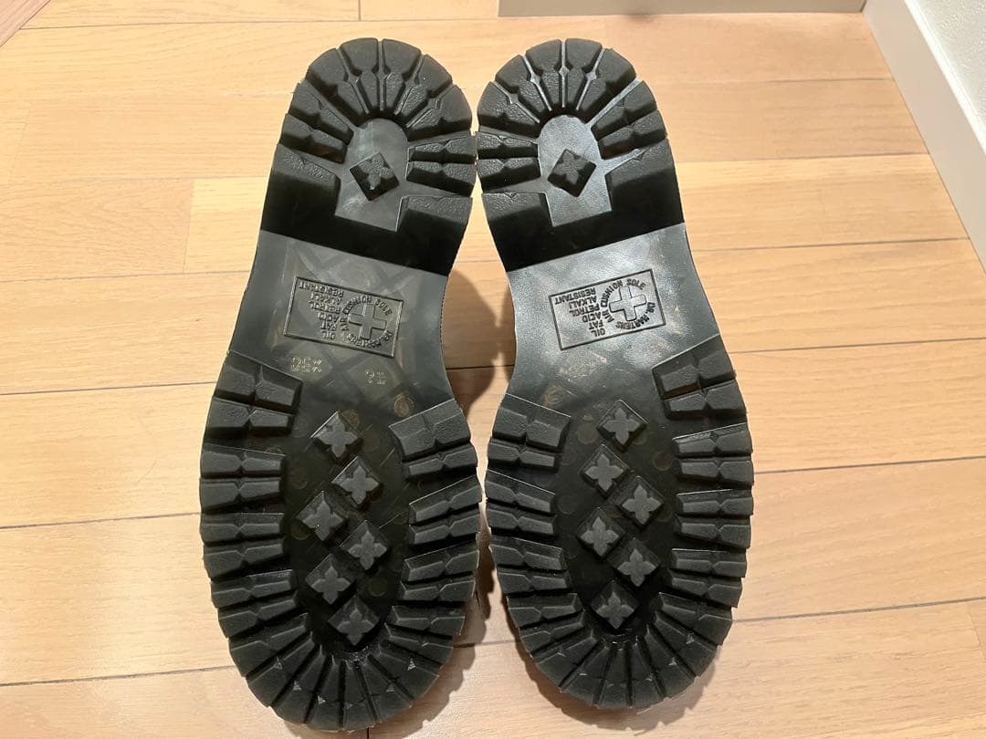 ドクターマーチン 1461 ジップ ホワイトステッチ 3 ホール シューズ