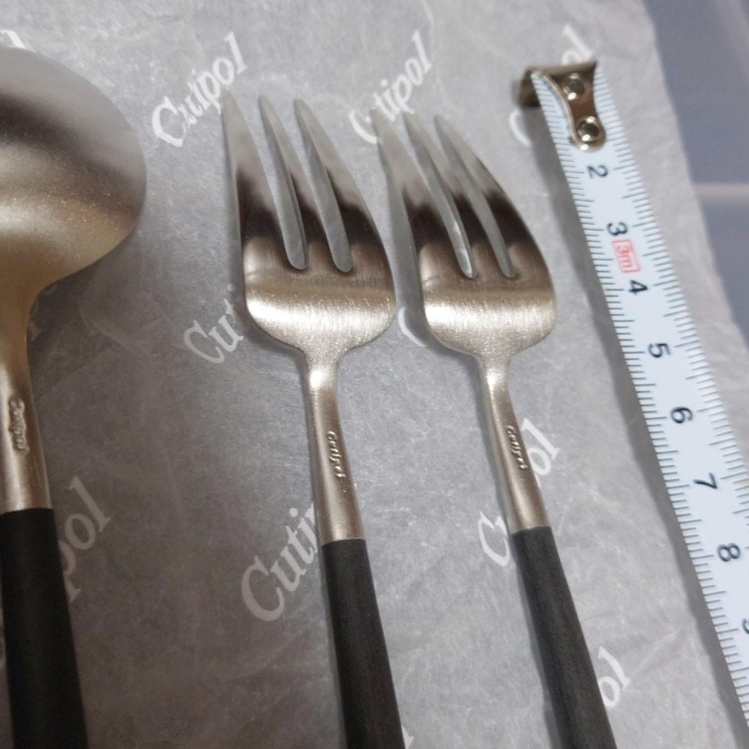 クチポール　GOA ③　6本セット　ゴア　デザートスプーン　デザートフォーク