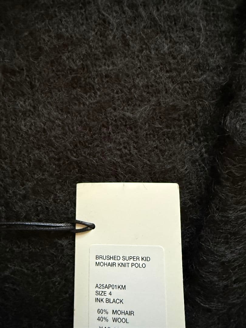 トップス auralee 25aw MOHAIR KNIT POLO