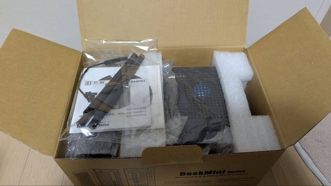 ミニPC ASRock Deskmini310 i3-9100 512GB/16GB