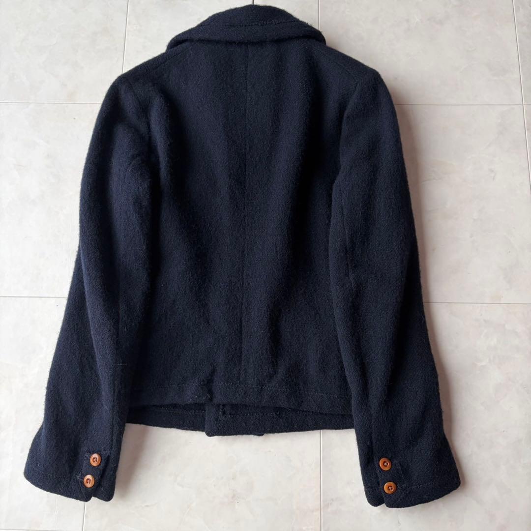 45Rフォーティファイブアール umi908 縮絨ウール ショートコート