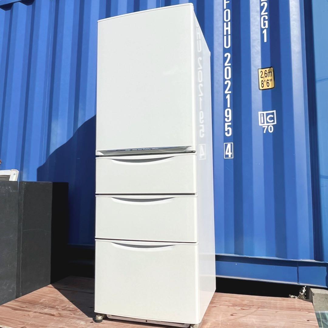 設置取付まで無料✨三菱 大容量ファミリーサイズ ホワイト冷蔵庫