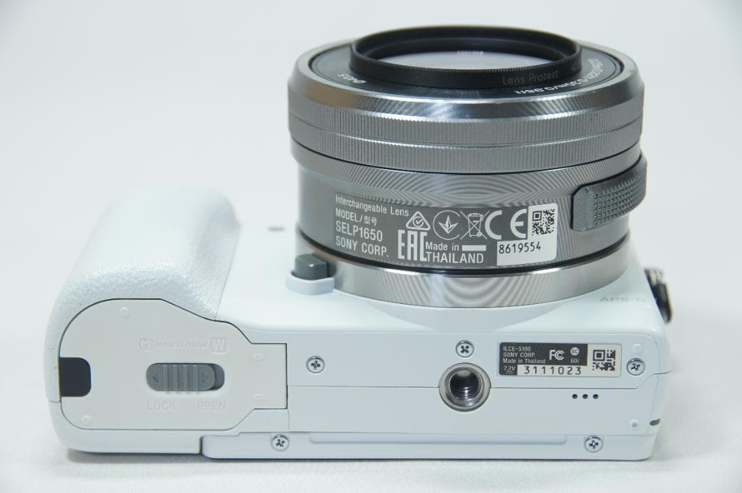 【極美品】 SONY α5100 ホワイト シャッター数3660回 【返品保証】
