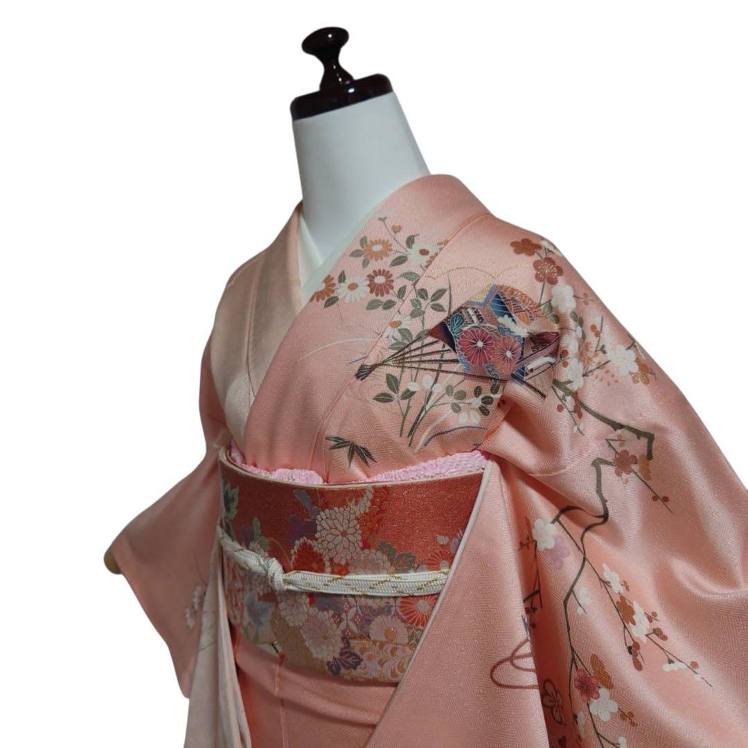 正絹　友禅　訪問着　フルセット 美品　袷　イ9981