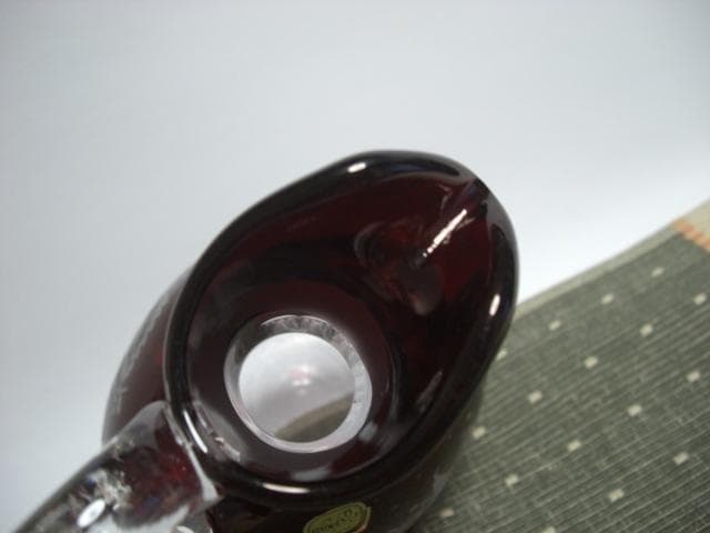 ◆BOHEMIA/ボヘミア EGERMANN GLASS デキャンタ◆未使用品◆
