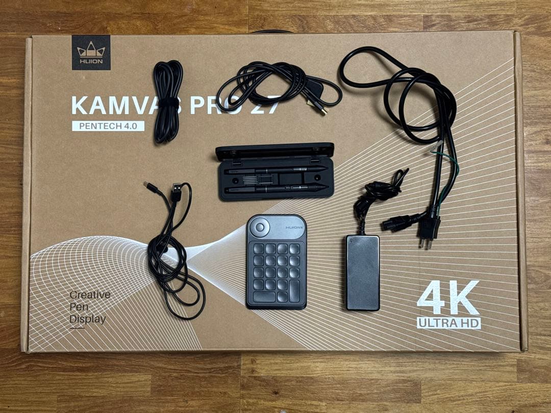 Huion KAMVAS PRO 27 液タブ 4K ULTRA HD
