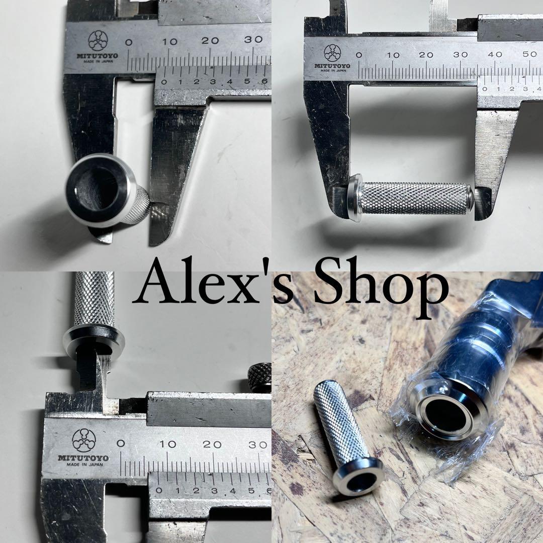 新品未使用 ベイトフィネス オフセットウッドガングリップ、シルバー