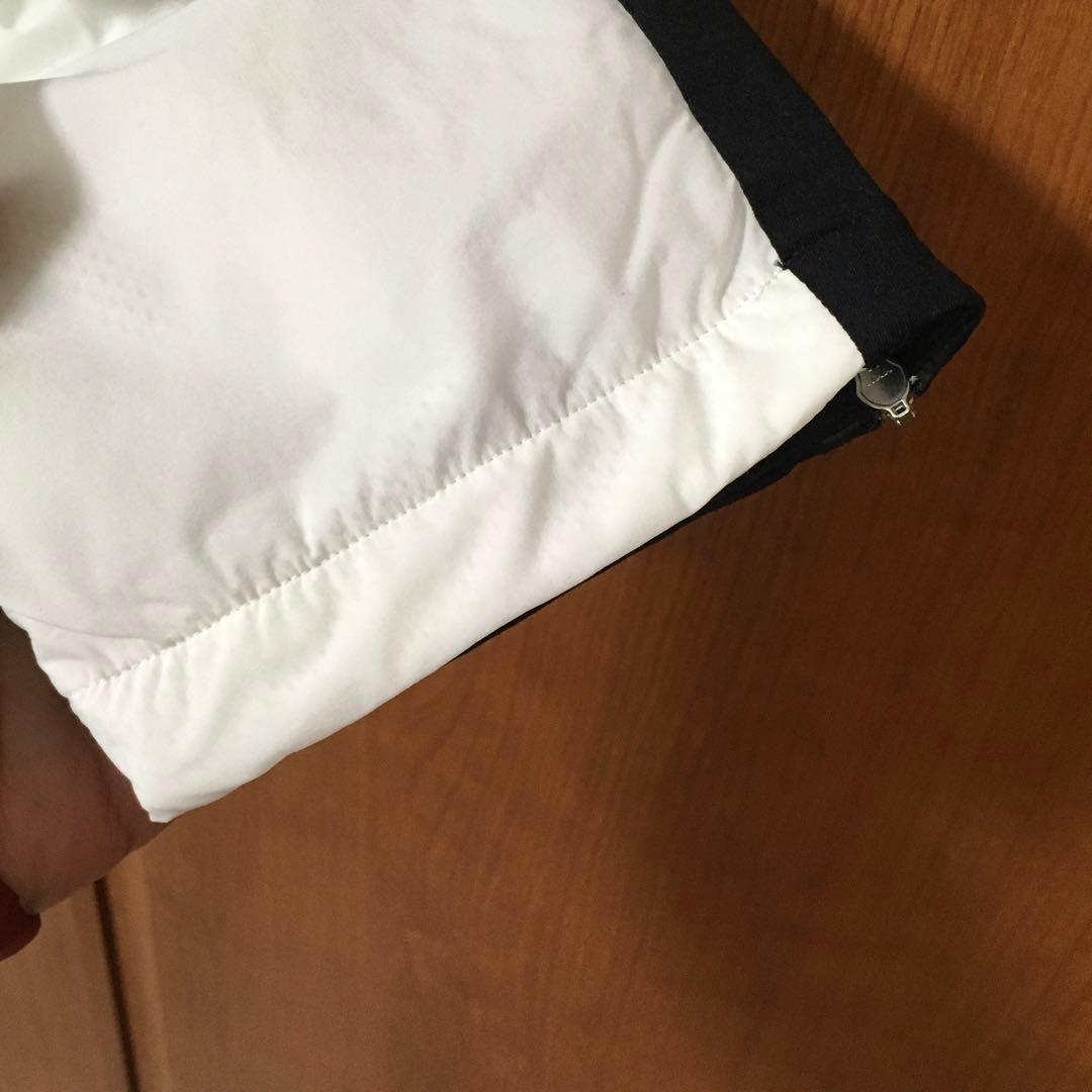 美品　パーリーゲイツ　ストレッチパンツ　０　防寒　白黒　pearly gates