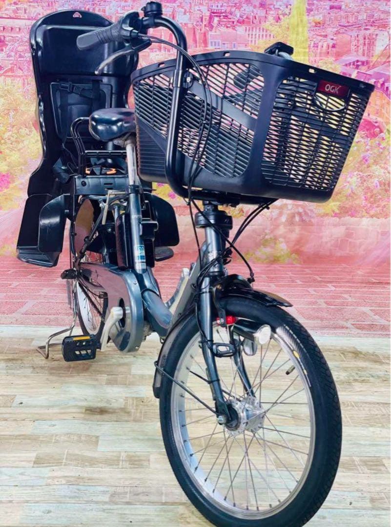 K2329 電動自転車パナソニック ギュット 子供乗せ 20インチ 送料無料