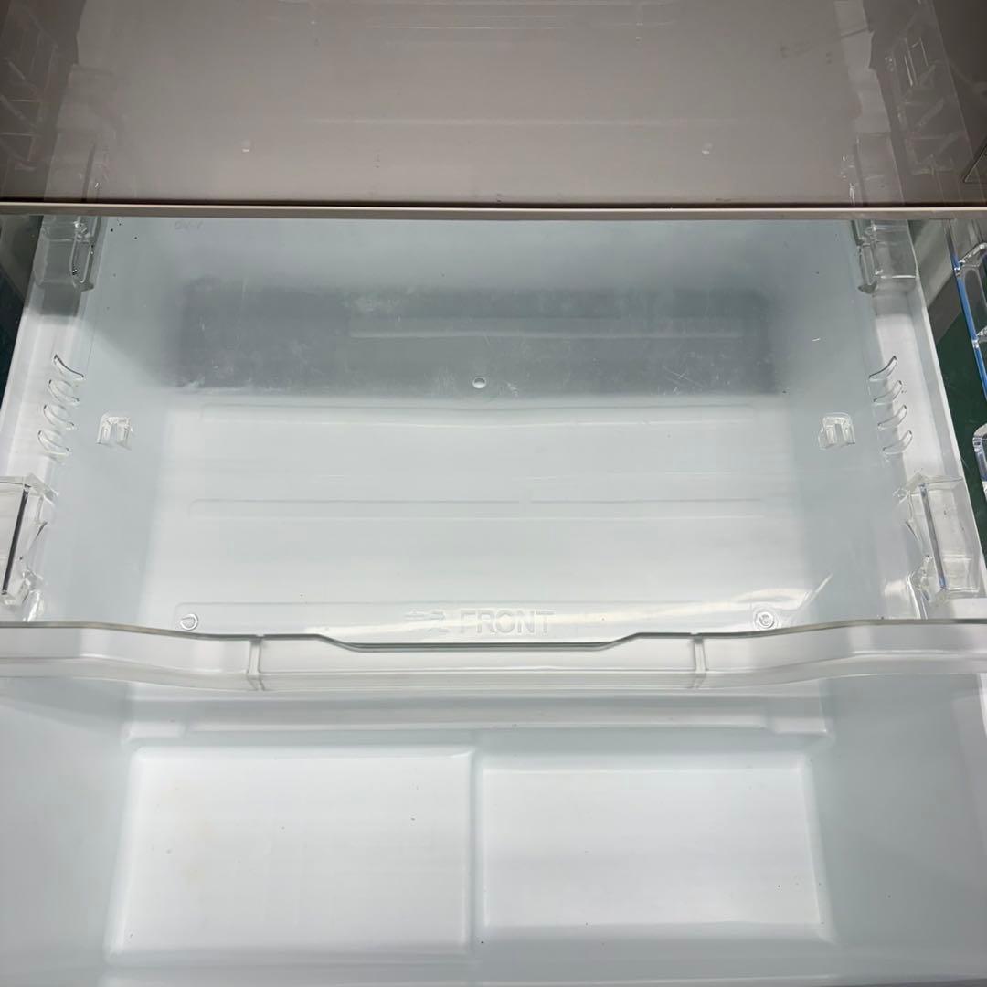 717 ガラスパネル大型冷蔵庫　400L強　小型　家庭用　自動製氷　左開き　綺麗