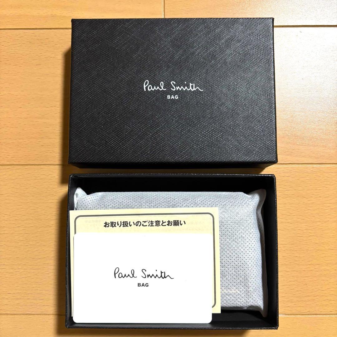 Paul Smith シティエンボス　名刺入れ　新品未使用品　ブラウン　販売終了