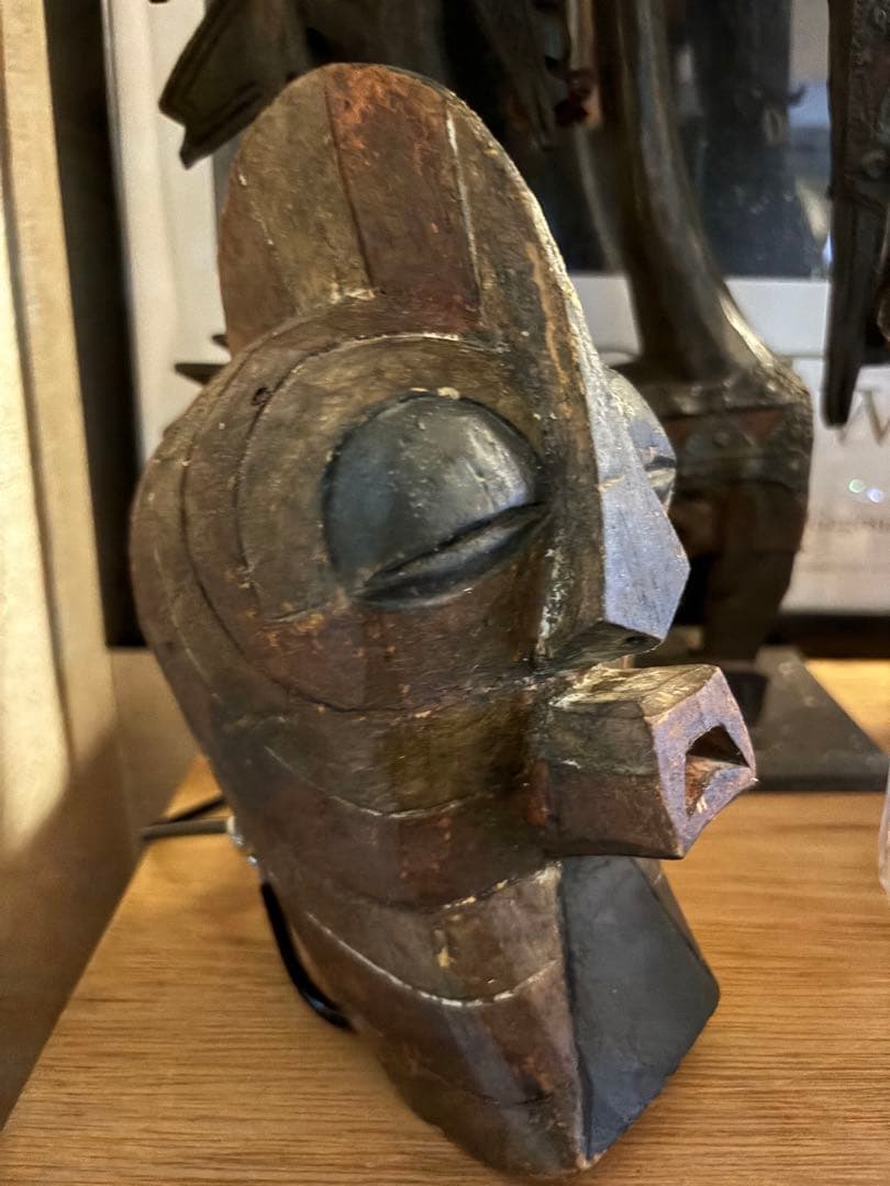 アフリカ　パスポートマスク　仮面　バソンゲ(ソンゲ)族