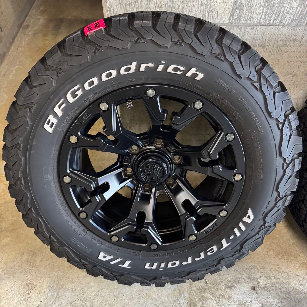 MGゴーレムマットブラック BFグッドリッチ265/65R17オールテレーン4本