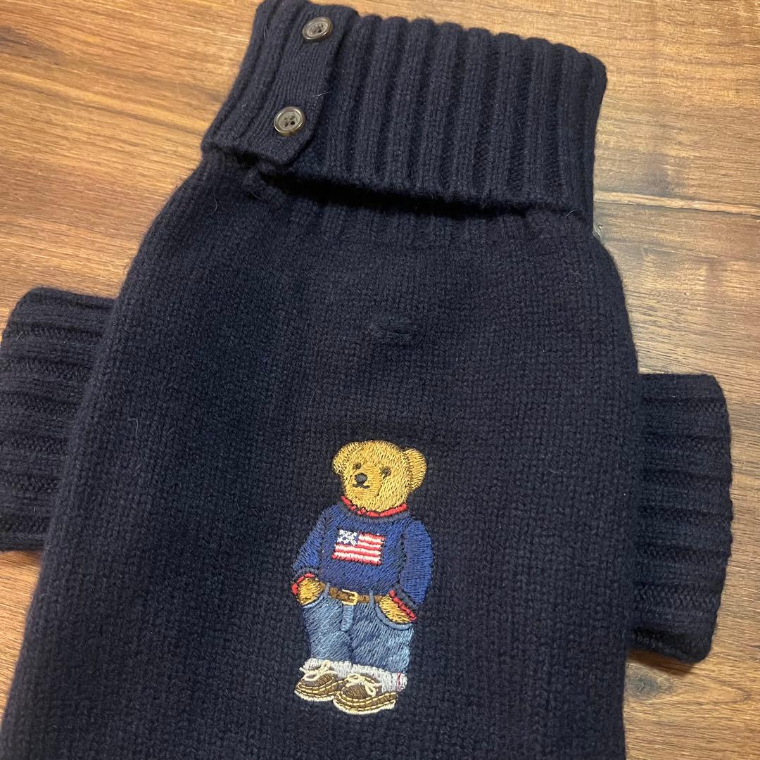 試着のみ ラルフローレン ベアウールカシミヤ ドッグセーター
